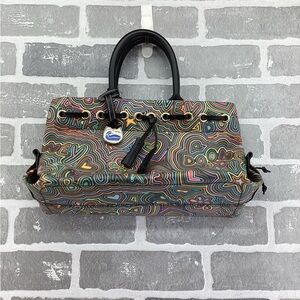 DOONEY AND BOURKE RARE COLOR GRAFFITI BAG
